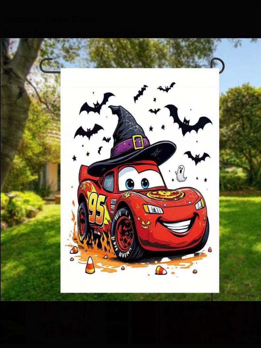Halloween Cars Flag